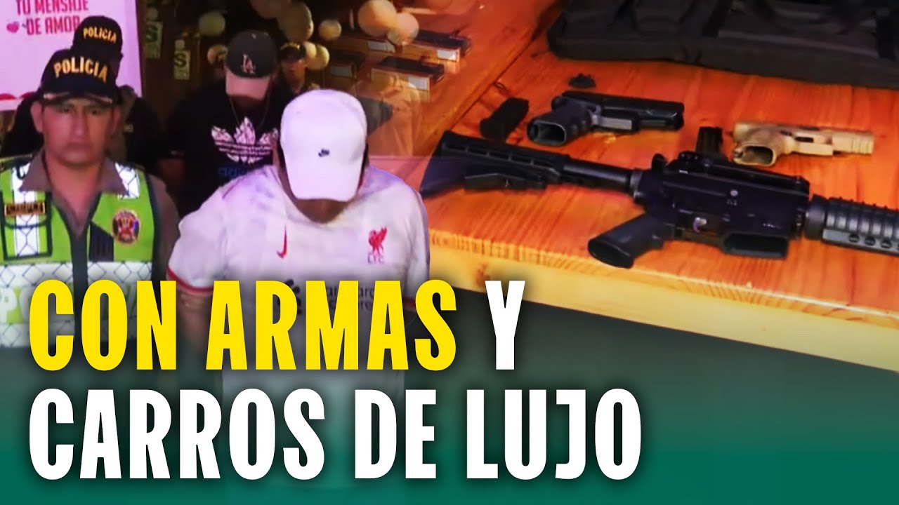 Capturan a banda criminal 'Malditos de Huaycán': Estaban en discoteca con armas y carros lujosos