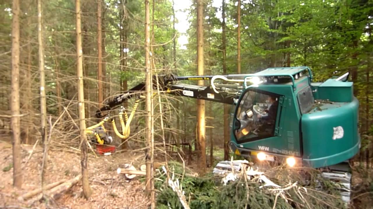 Neuson Ecotec trackharvester with LogMax 5000