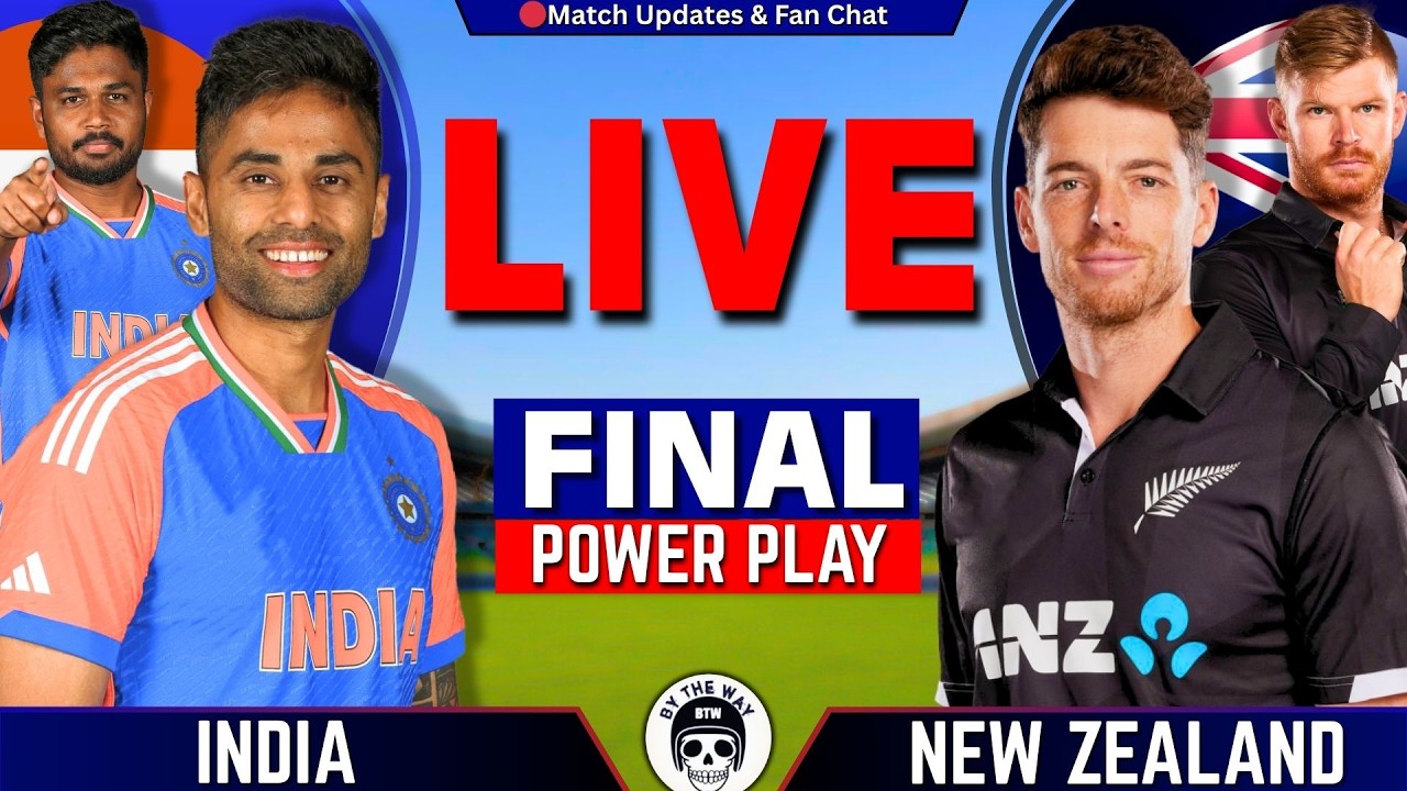🔴FINAL : IND vs NZ, Final Match Today, Live Cricket Match Today| INDIA vs New Zealand Live