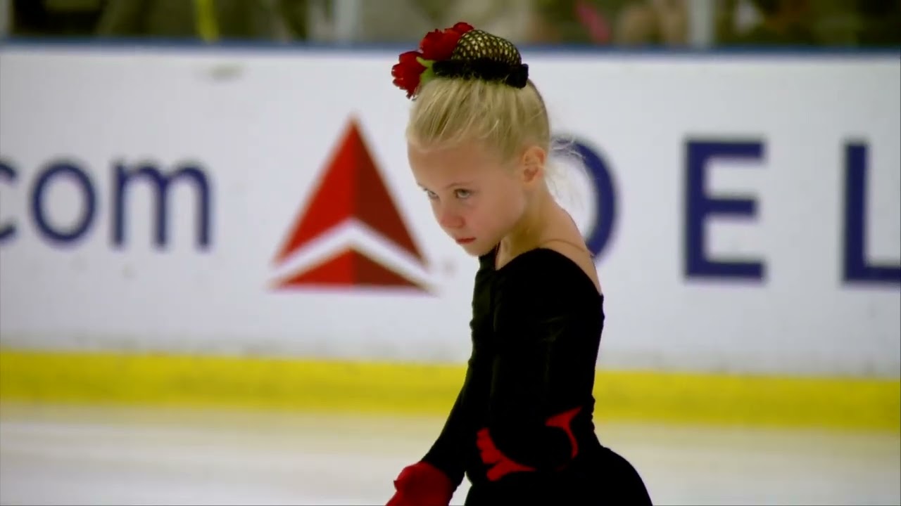 Tatiana St Germaine, 6-Year-Old Figure Skater, 1st Place, Aspire 4, Los Angeles Autumn Classic 2024