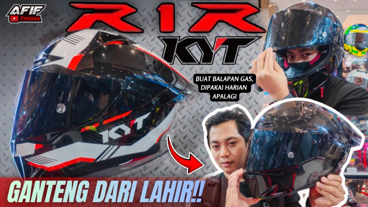 KYT R1R Carbon: Helm Racing Rasa MotoGP, Layak Buat Harian‼️Si Paling Ganteng dari lahir #afifthoha 