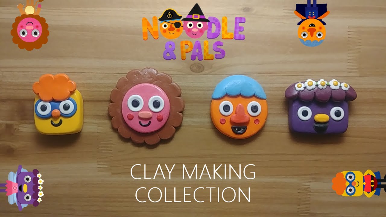 Коллекция для создания глиняных фигурок Halloween Noodle & Pals 2