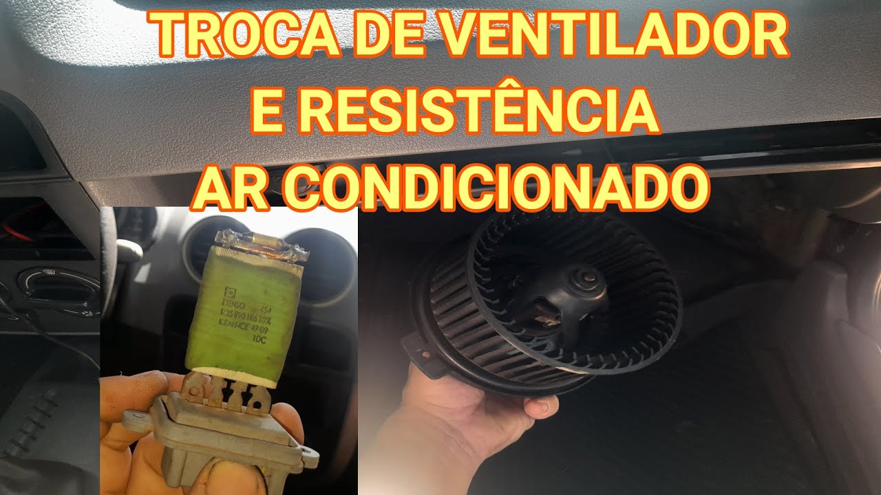 COMO TROCAR A RESISTÊNCIA E O VENTILADOR DO AR CONDICIONADO GOL SAVEIRO PARATI G3 G4 #DICA048 PARTE3