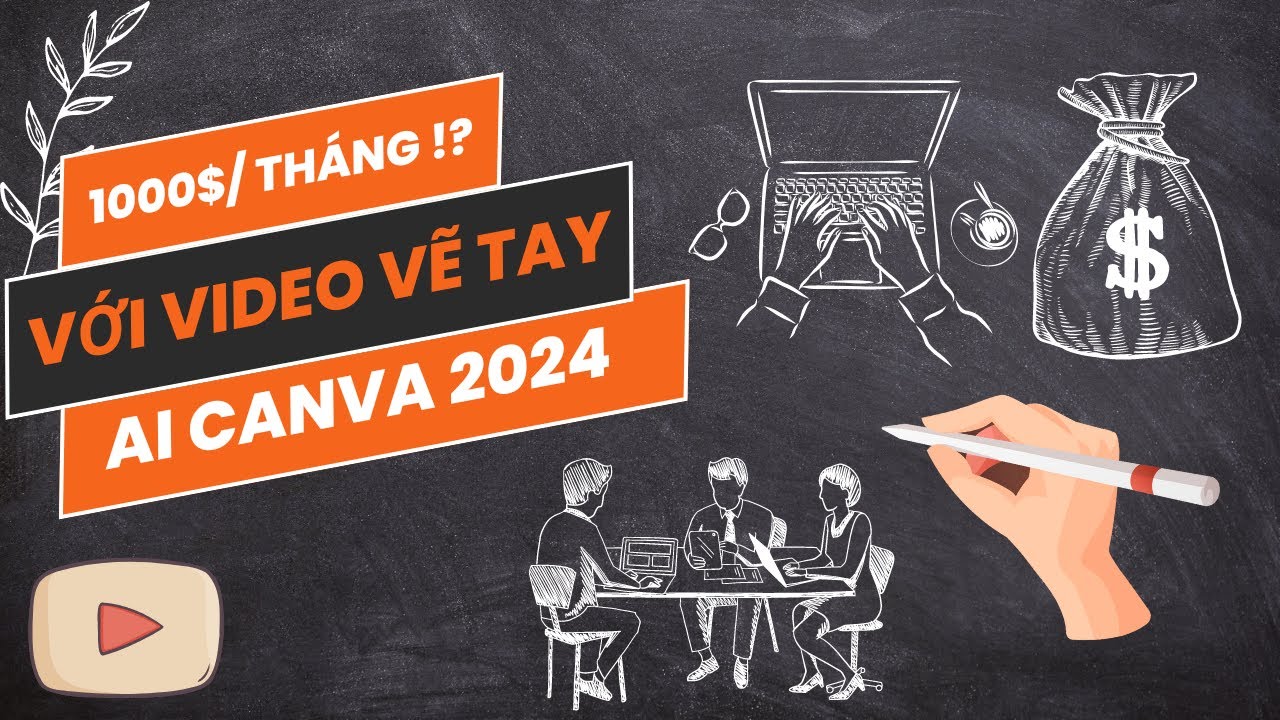Tạo Video Vẽ Tay Như Web 5 Ngày Miễn Phí Bằng AI Trên Canva | Làm video bằng AI 2024