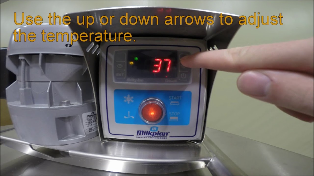 Finding & Adjusting Set Point of a MilkPlan Bulk Tank