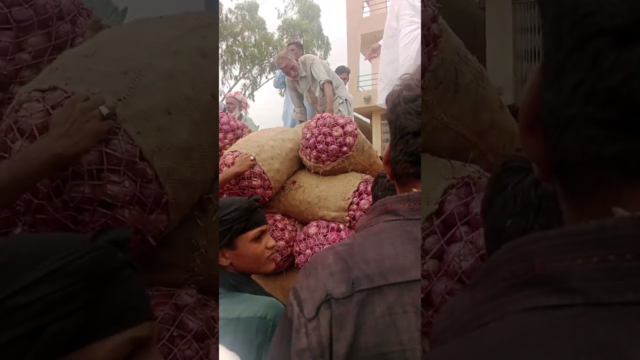 فیصل آباد سبزی منڈی میں پیاز منڈی کی حالت