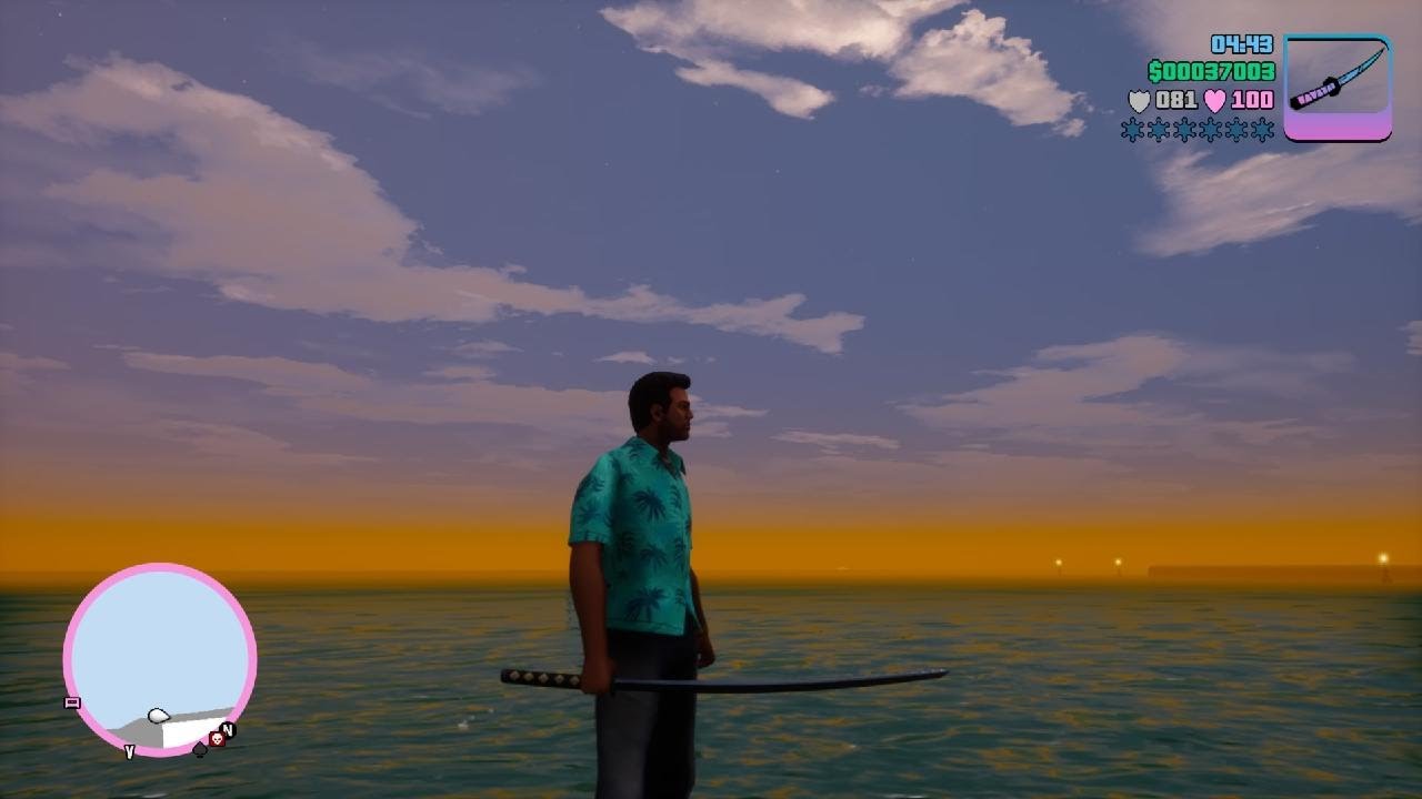 Classic Lighting 1.112 Patch Update | GTA Vice City - The Definitive Edition (PS4 Version on PS5)
