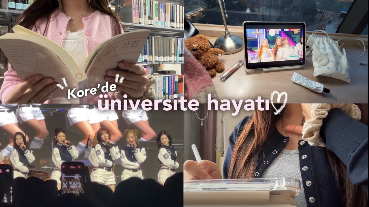 Bir Koreli üniversite öğrencisinin okula gittiği gün🎀Okula K-pop idolü mü geliyor?! 
