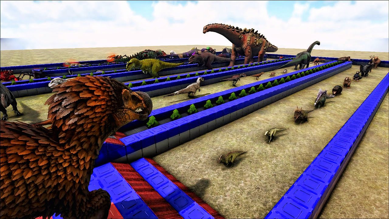 ARK DODOREX DEATHRUN | ARK DINOSAUR DEATHRUN | DINOWORLD |