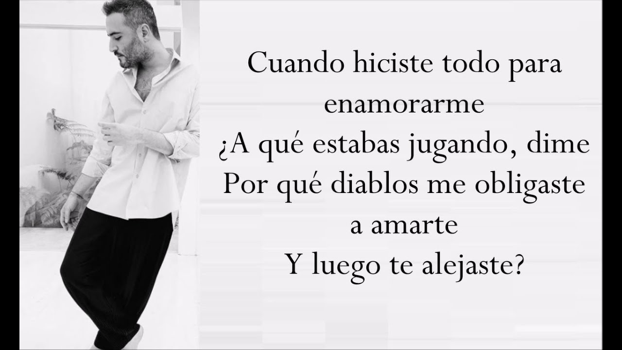 TE HUBIERAS IDO ANTES (Letra) REIK