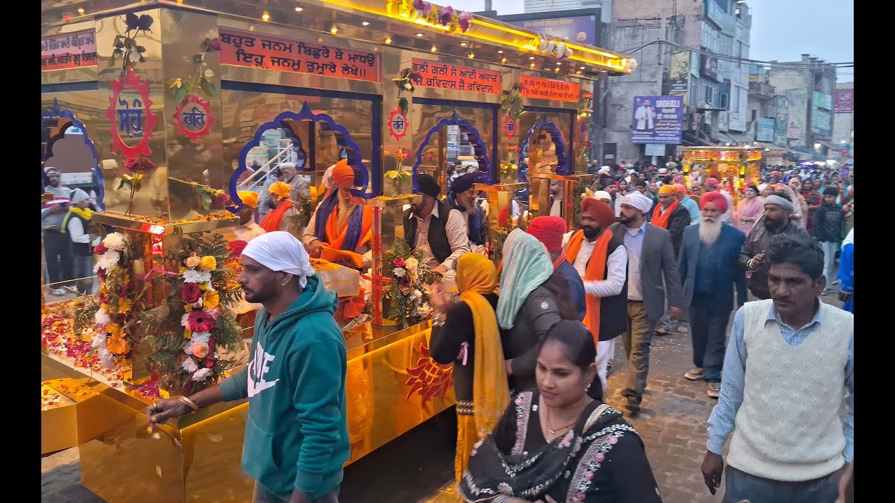 Nawanshahr # Shri guru ravidass 649th jyanti # Nagar kirtan # Masha Ali..mela