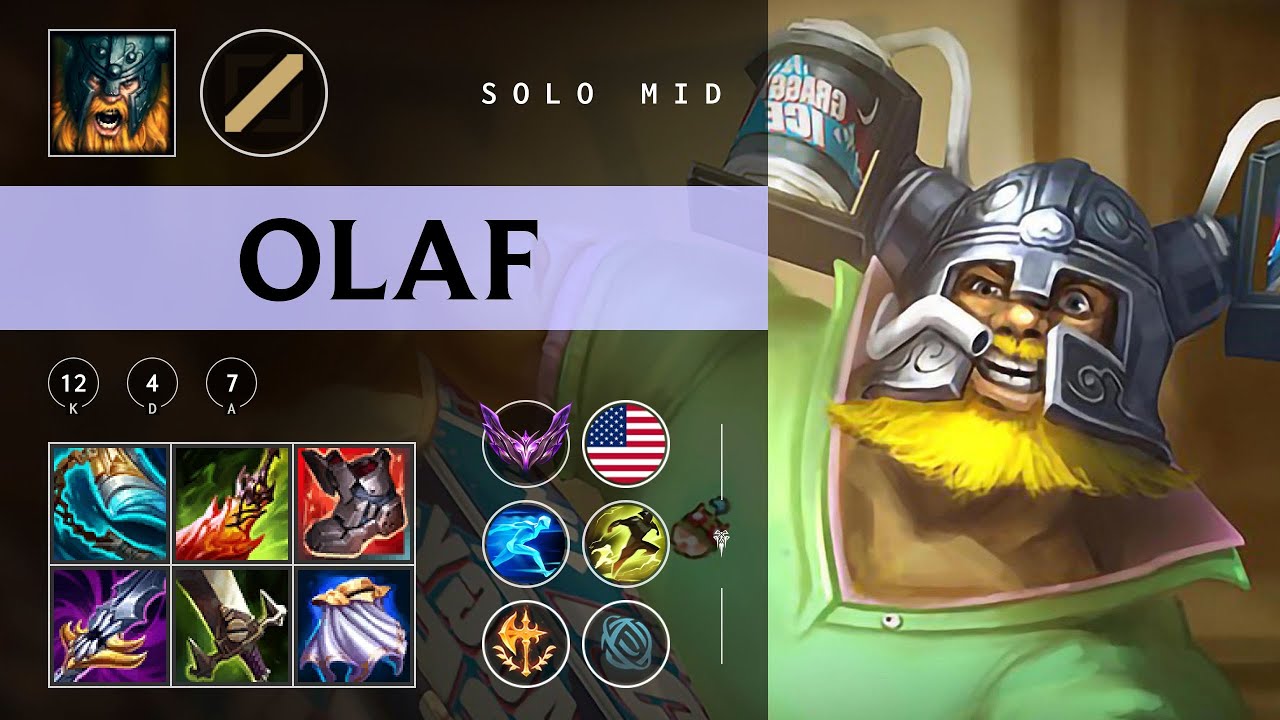 Olaf Mid vs Cassiopeia - NA Master Patch 25.24