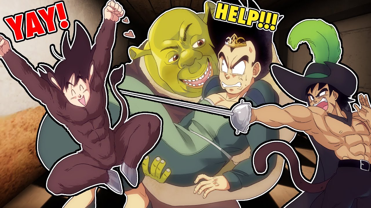 Three Saiyans Play Five Nights at Shrek's Hotel 2