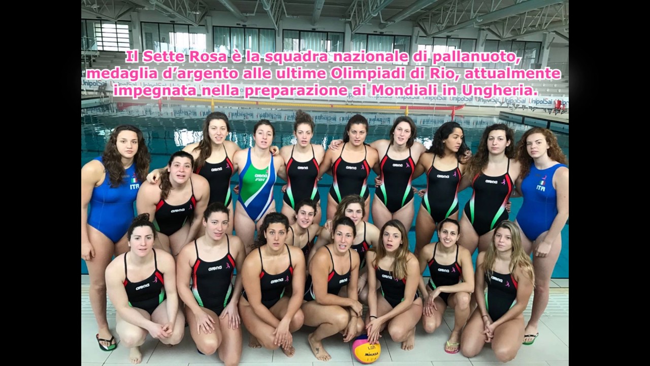 Il Sette Rosa Squadra Nazionale di Pallanuoto