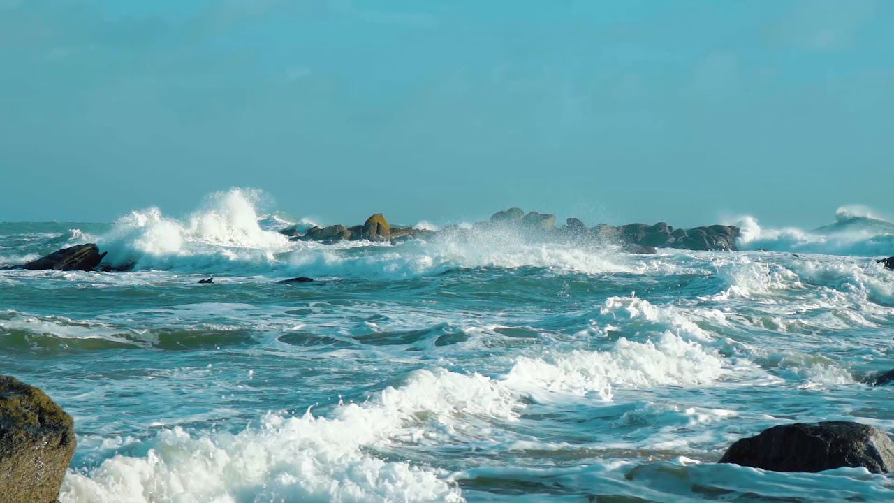 Tempête Carmen sur l'île d'Yeu le 01-01-2018