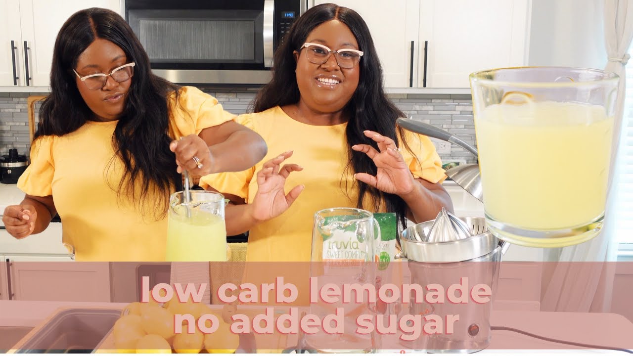 The best low carb lemonade recipe | sugar-free & delicious | The Hangry Woman