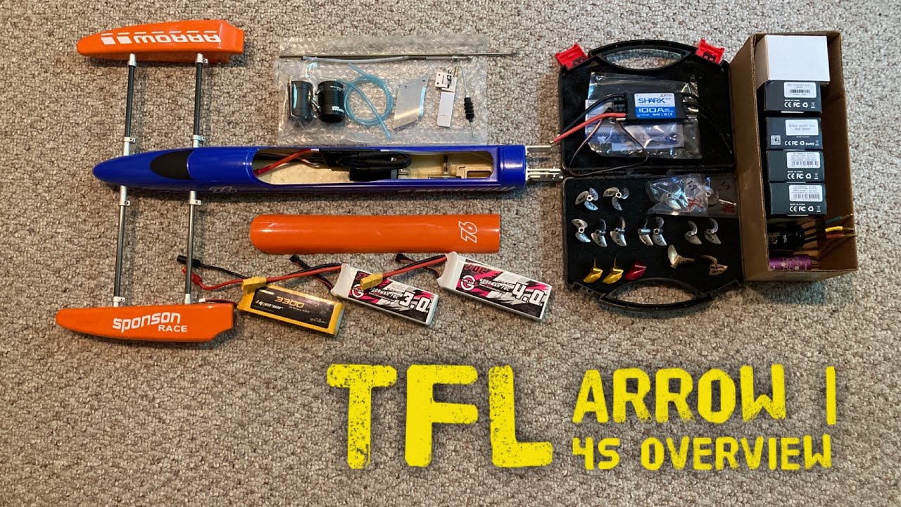 TFL Arrow Rigger | 4s Overview | RC Boat Outrigger