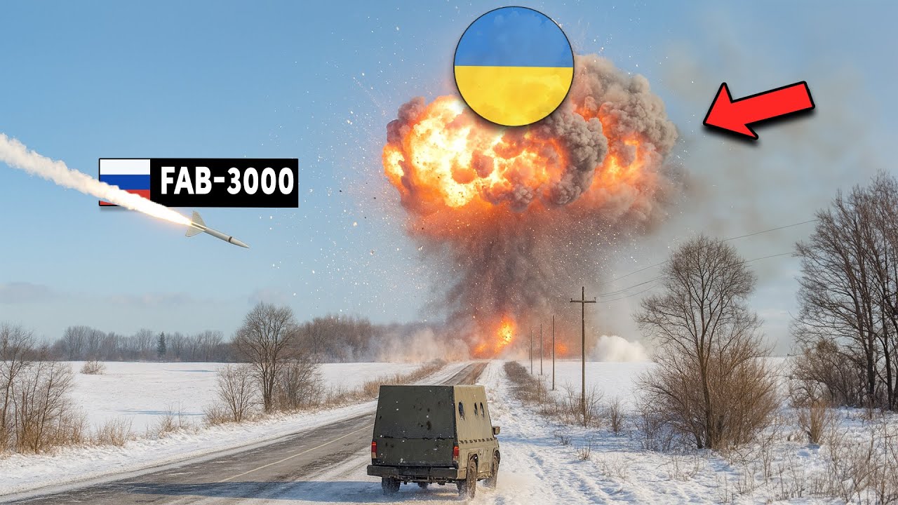 Unexpected Strike: Russian FAB-3000 Destroys NATO's Secret Ammunition Depot in Ukraine!