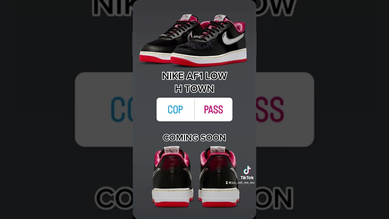 NIKE AF1 LOW H TOWN COMING SOON