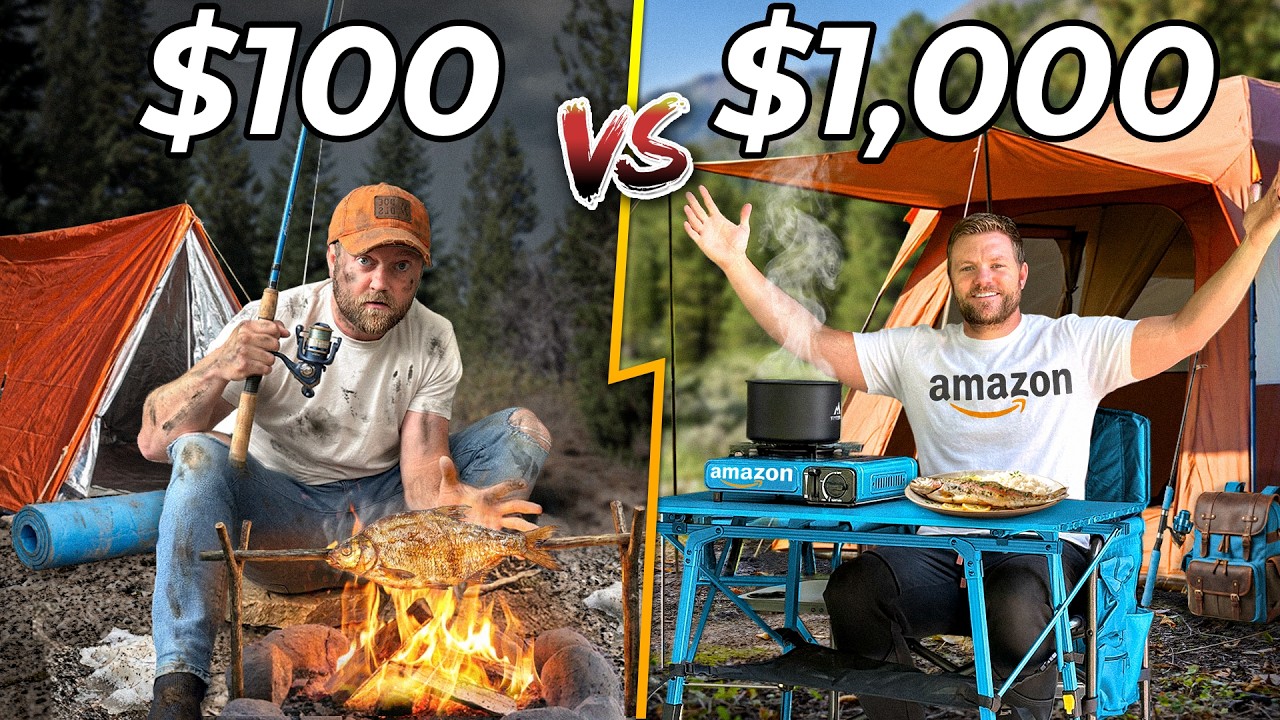 Выживание на бюджет с Amazon: $100 против $1000!