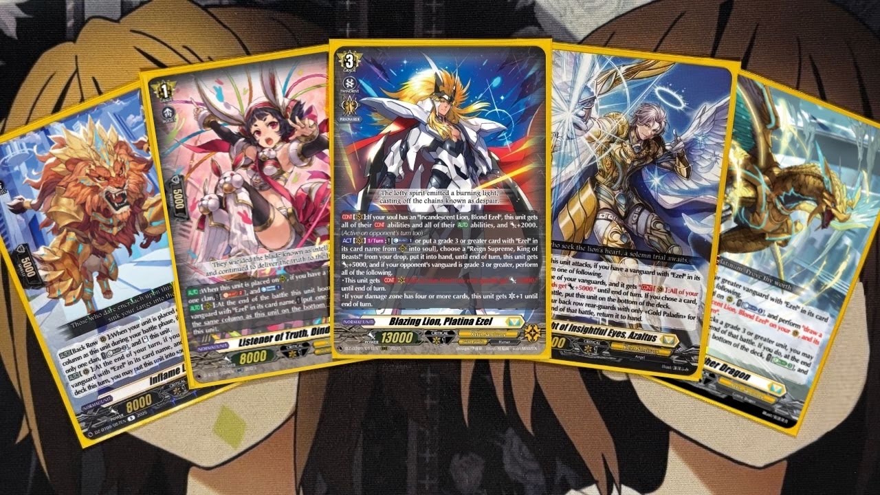 My Blond Ezel Cardfight Vanguard Deck Profile for Post Super Brave Detonation