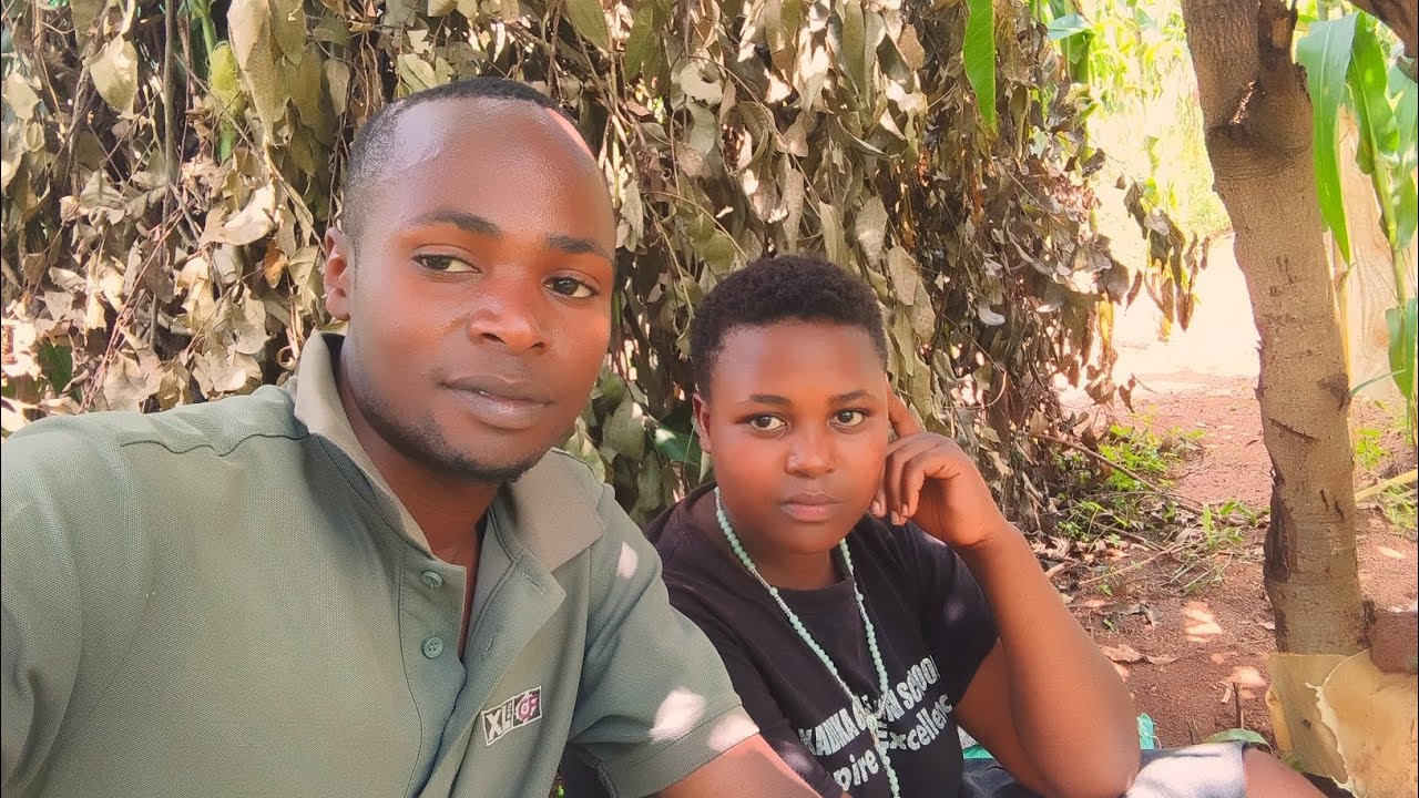 From work to  best chilling african moment vibe he still to visiting me#african village life