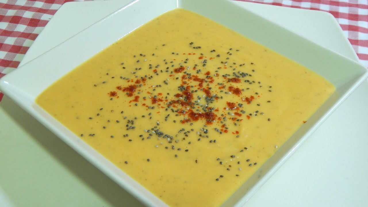 Receta fácil y rápida de crema de garbanzos