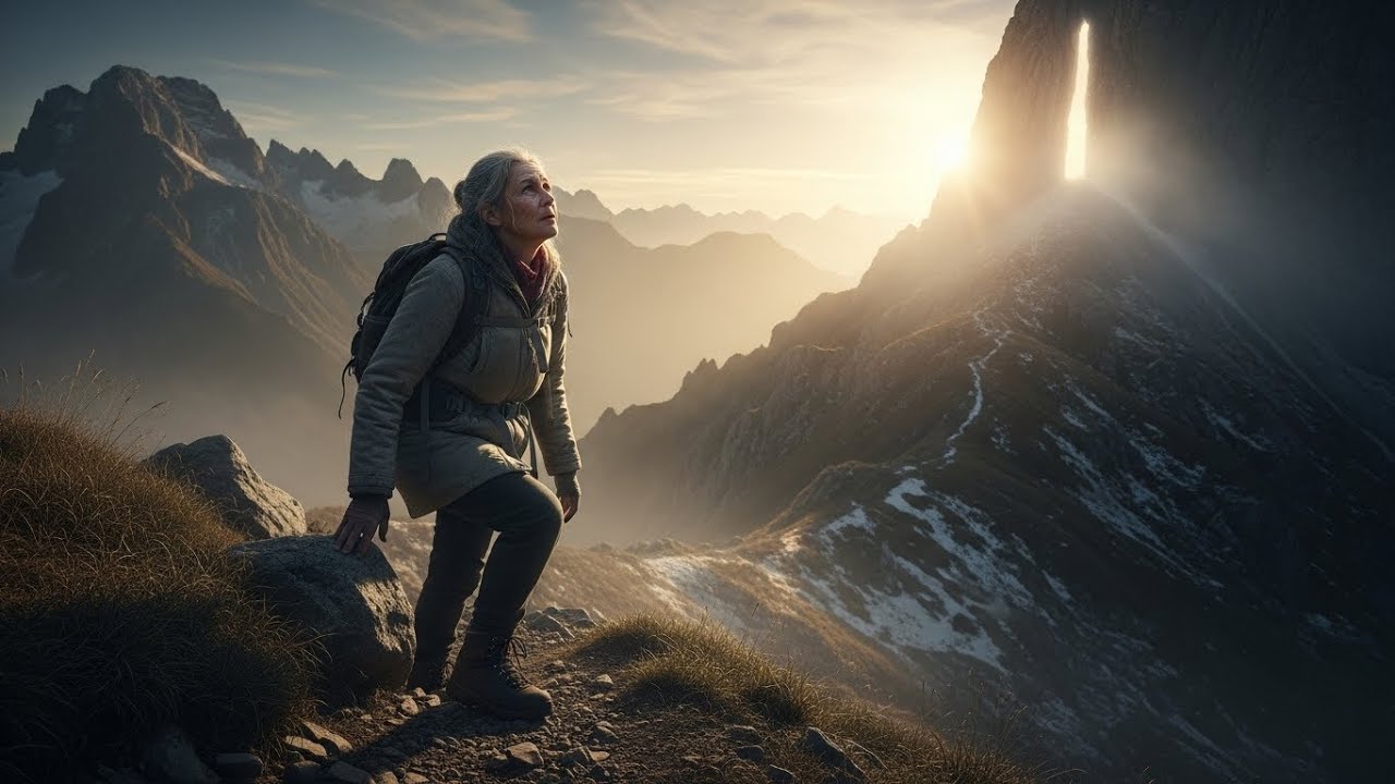 Sola Y Herida Por La Vida, La Viuda Sube A La Montaña — Lo Que Ella Encuentra Cambia Todo