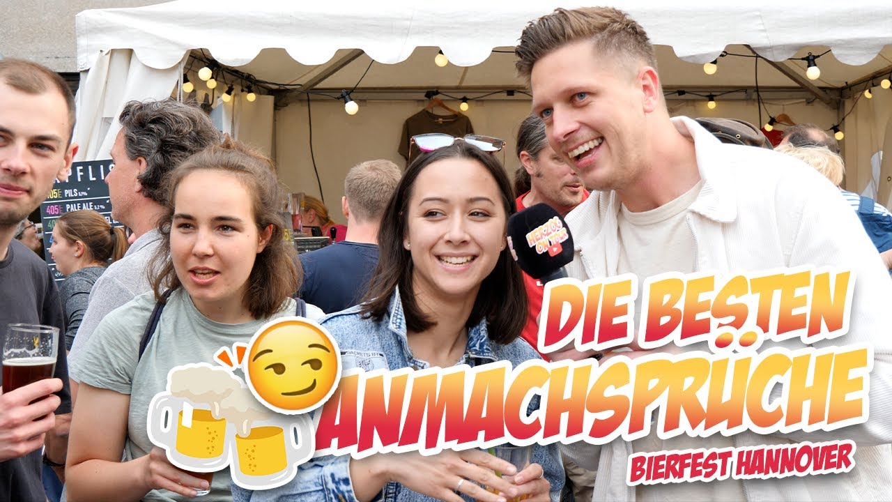Die besten ANMACHSPRÜCHE auf dem BIERFEST 🍻😏💦 Straßenumfrage Hannover