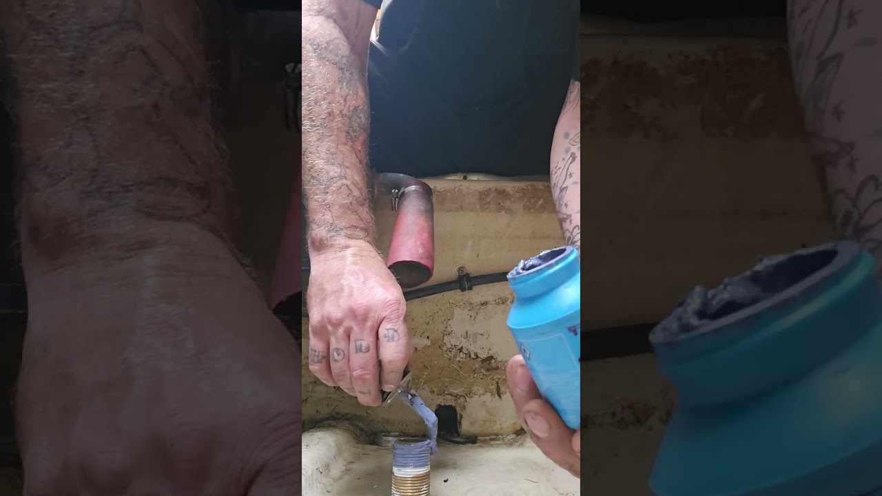 installing through hulls and ball valve in a boat