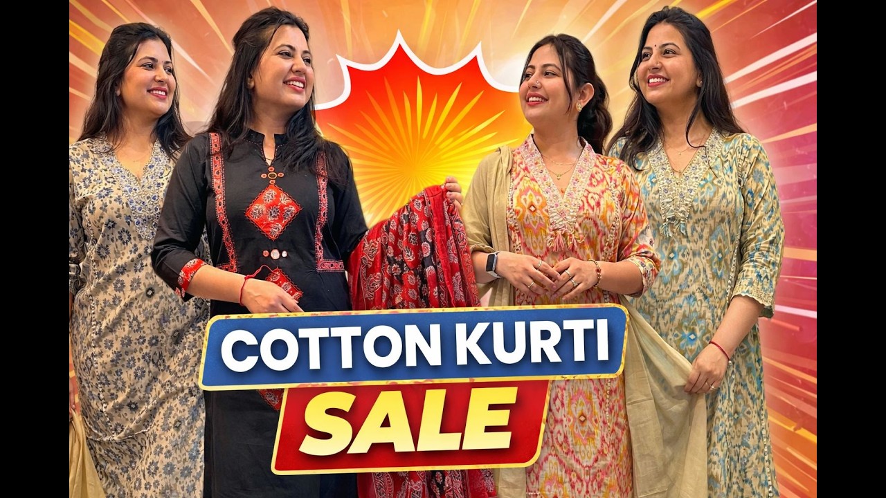 Cotton kurti new viral collection #cottonsuits #jaipurikurti