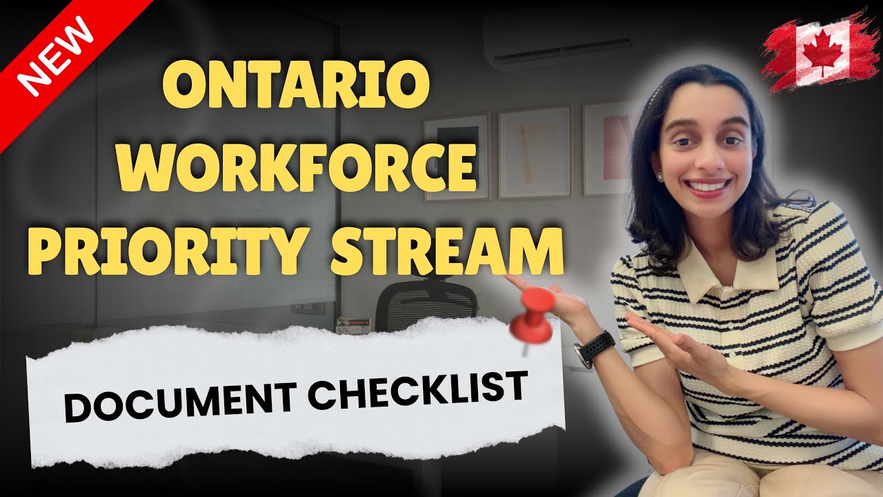 BE THE FIRST TO APPLY ! OINP Ontario Workforce Priority Stream 2026 | Prepare These Documents NOW!🚨