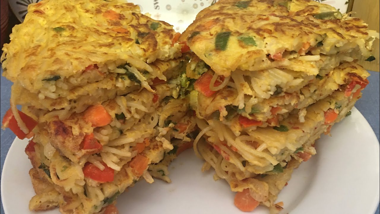 Spaghetti omelette cooked with Love ❤️ 😋🔥
