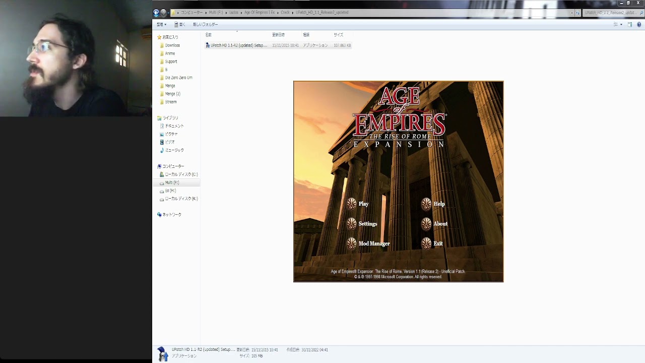 Installing Age of Empires I And Upatch HD