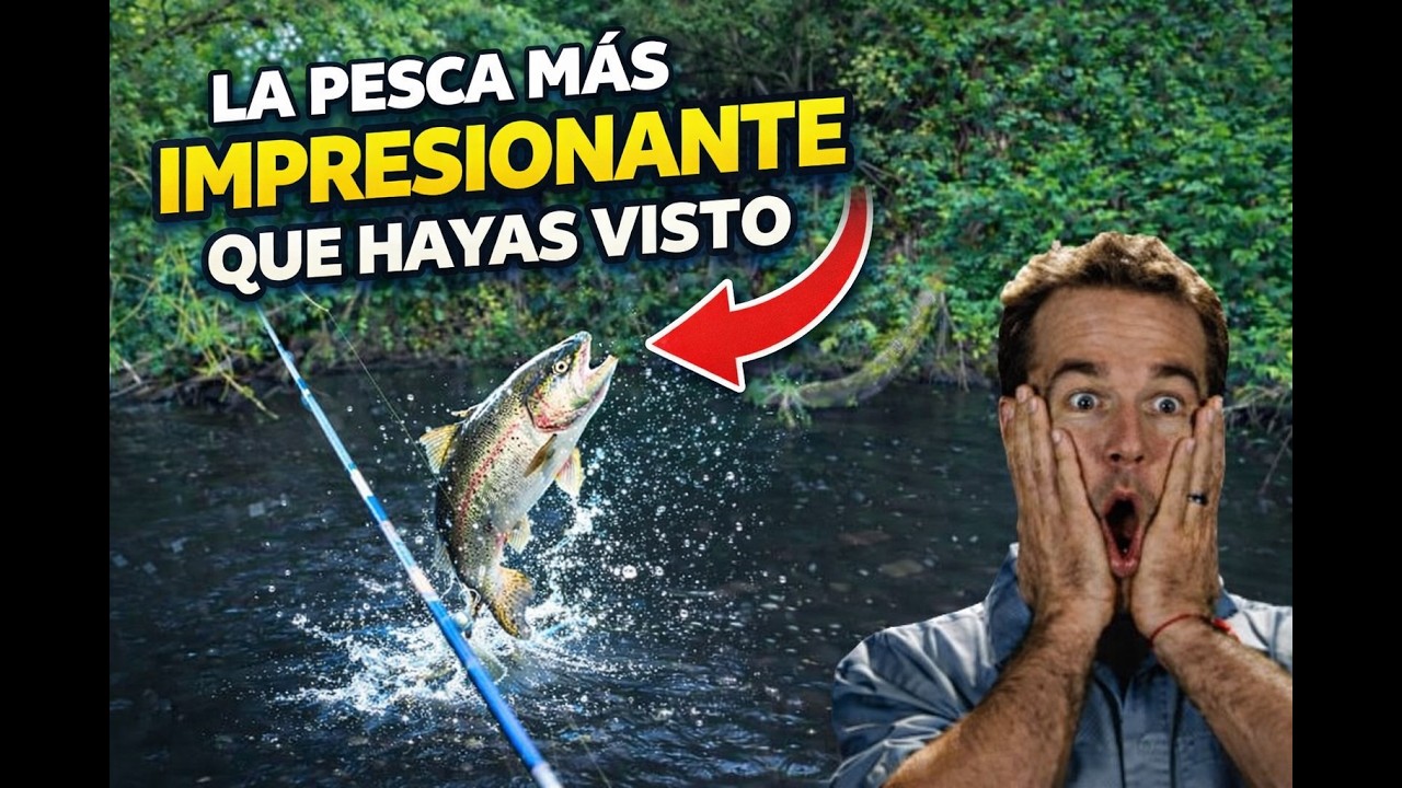 La pesca de truchas m&aacute;s impresionante que hayas visto