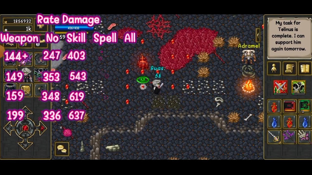 Test Weapon 144+ Blue, 149, 159 Silver, And 199 Silver, Which One Is The Best? [TibiaME]