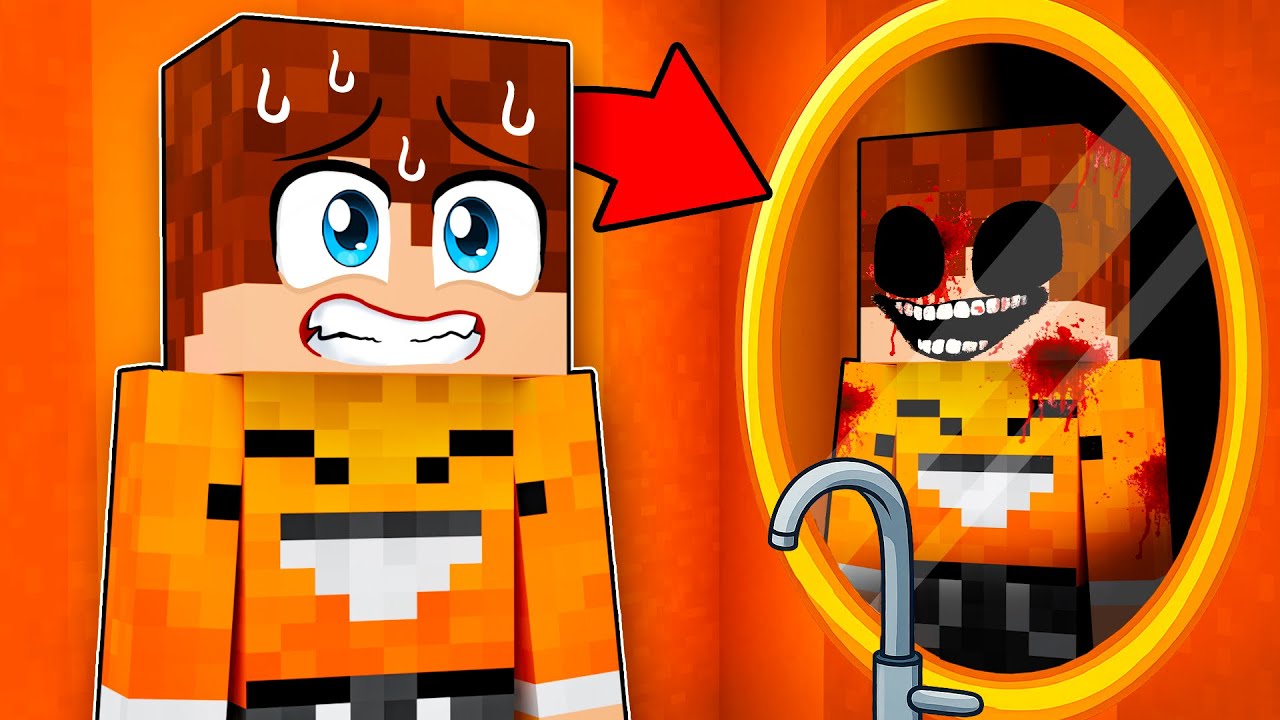 NIGDY NIE PATRZ W LUSTRO O 3 W NOCY w Minecraft!