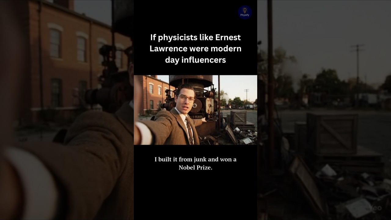 If physicists like Ernest Lawrence were modern-day influencers
