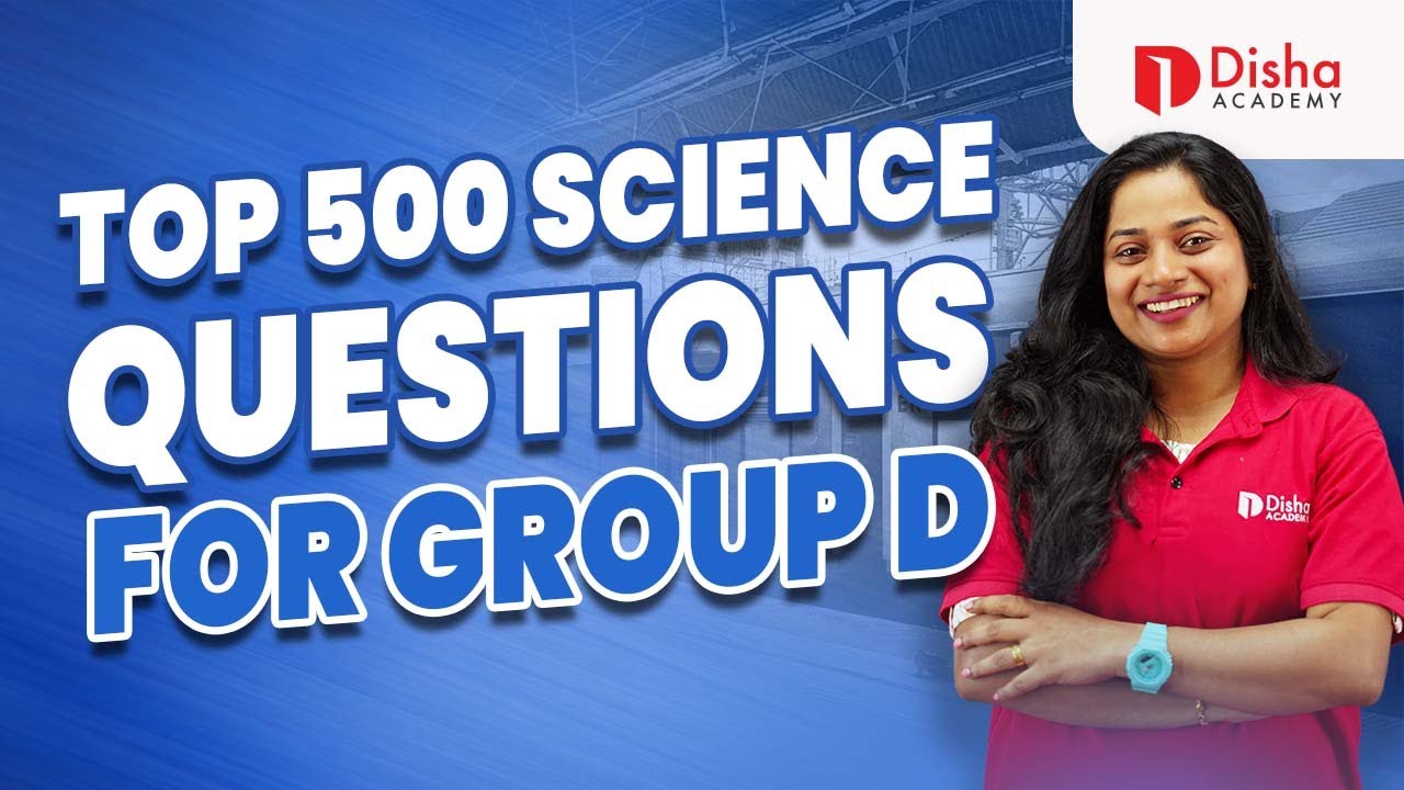 TOP 500 SCIENCE QUESTIONS FOR GROUP D #group_d #rrb #rrbgroupd