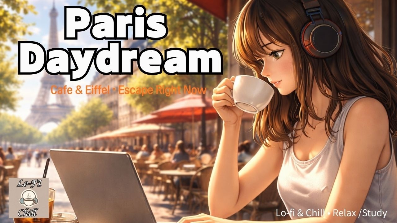 Paris coffee shop cozy lofi ☕ beats to chill & study to | Warm 2026 mix