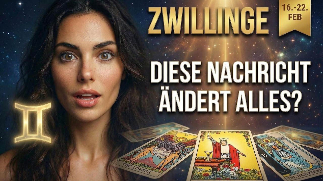 ZWILLINGE ♊ 16.-22. FEB: Diese Nachricht verändert alles! 📨 Wochenlegung
