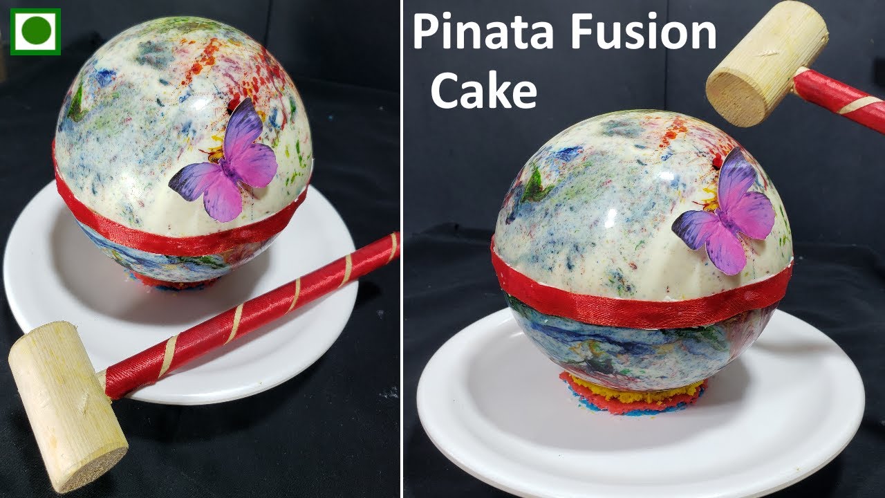 Easy Rainbow Pinata Cake with amazing Surprise inside | Holi Special Rainbow Cake Decoration Ideas