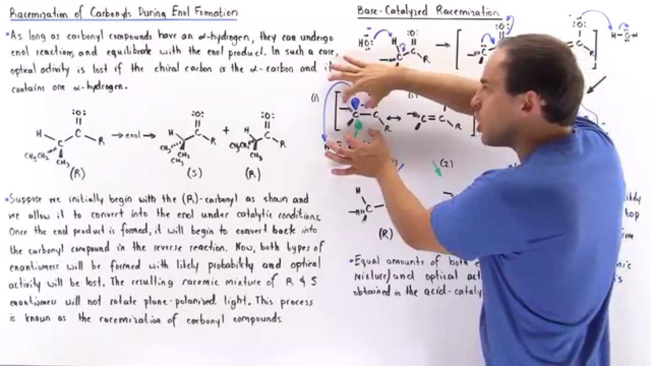 Racemization of Chiral Carbonyl Compounds