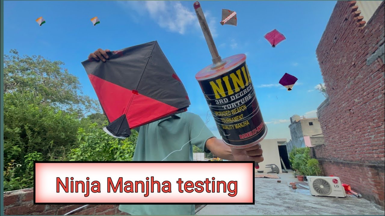 Ninja Manjha Testing| Kite Cutting | Kites