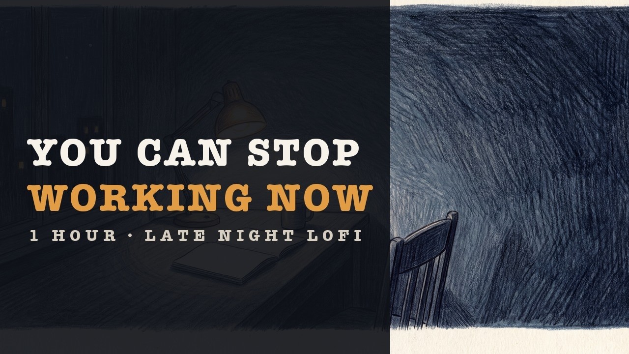 you can stop working now &mdash; 1 hour of late night lofi