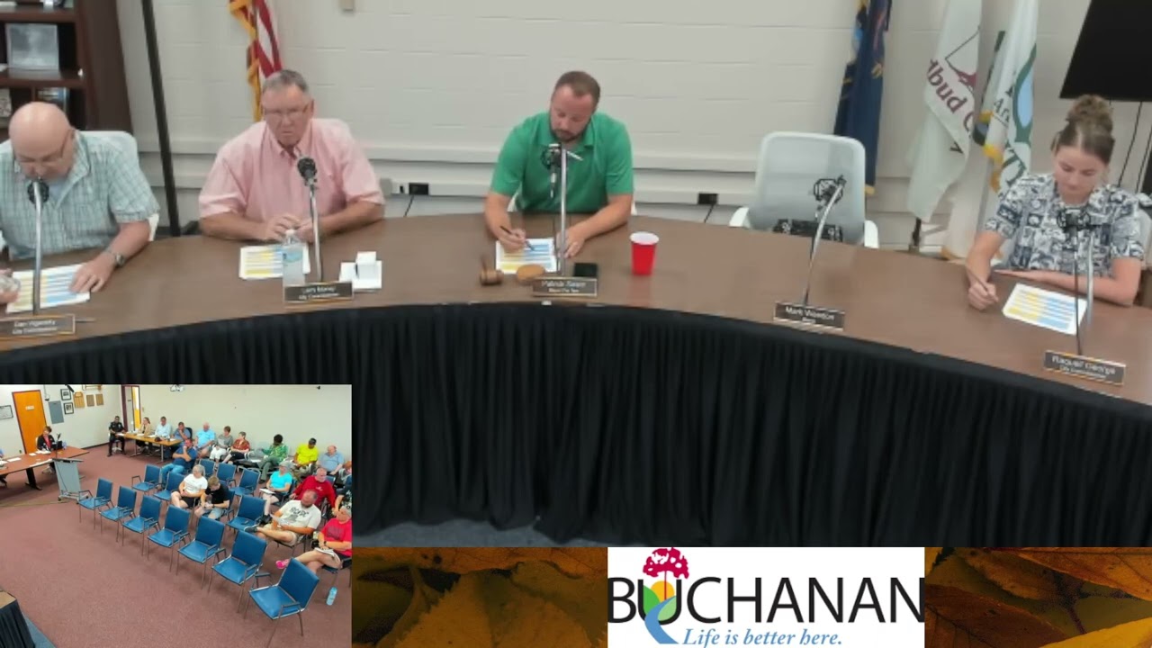 Regular Meeting of the Buchanan City Commission - Buchanan, MIJuly 14, 2025