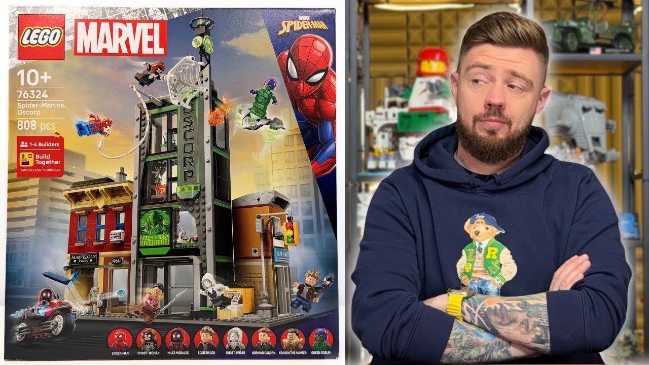 SPIDER-MAN I OSCORP 🕷️ LEGO MARVEL 76324 RECENZJA