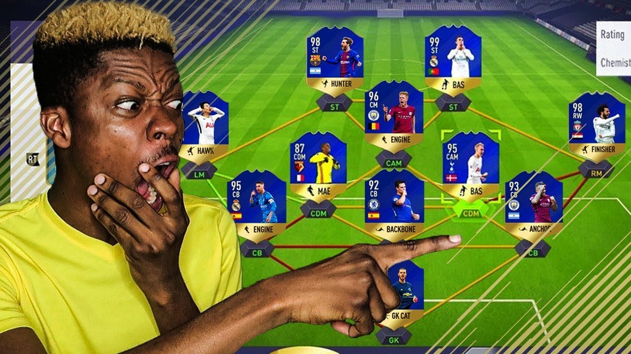 OMG THE IMPOSSIBLE FULL TOTS FUT DRAFT - FIFA 18 FUT DRAFT CHALLENGE !!!