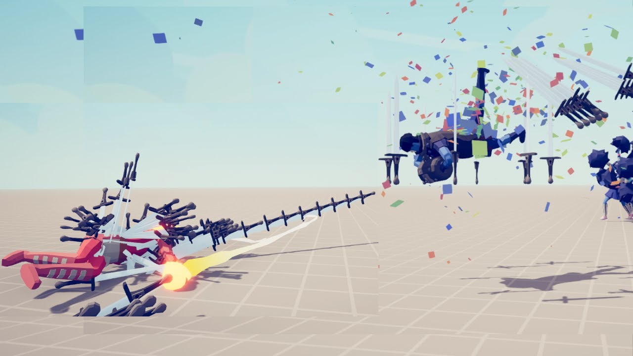 Swordcaster & 50×Cheerleaders VS Legacy & Secret Units - Totally Accurate Battle Simulator TABS