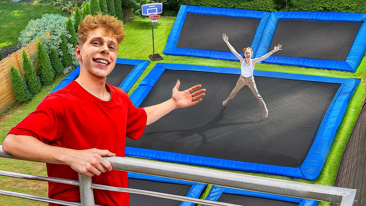 ZROBIŁEM WIELKI PARK TRAMPOLIN W DOMU!